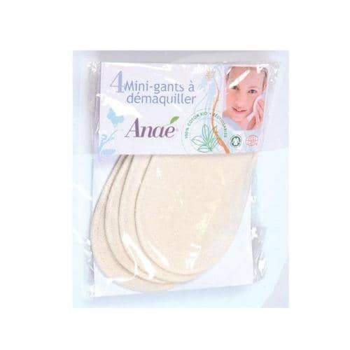 Anae Make-up wasbare verwijderhandschoen (4 st.)-Gezichtsverzorging-Supergroen