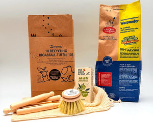 Duurzame huishoudelijke producten voor dagelijks gebruik.