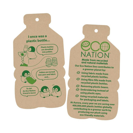 Pluchen Knuffel - Mini Pinguïn - 13 cm - Eco Nation Aurora
