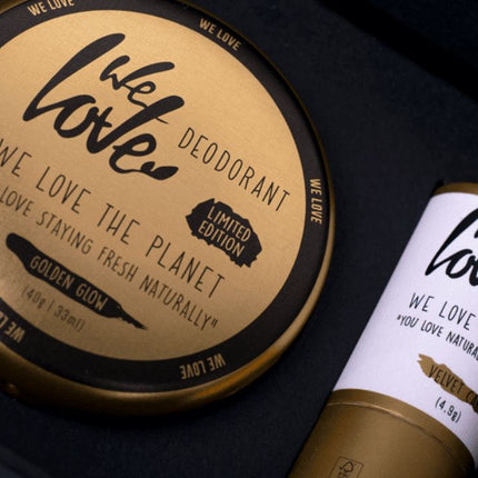 We love the Planet - Cadeauset - Golden Glow Deo & Golden Care Lipbalm