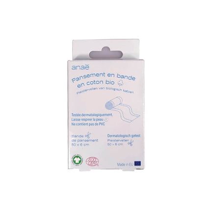 Anaé Pleisterrol van Biologisch Katoen – 50 x 6 cm | Knip zelf wat je nodig hebt