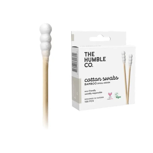 Verpakking van bamboe wattenstaafjes met speciale tip – 100 stuks