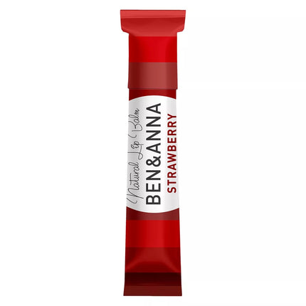 Ben & Anna lippenbalsem Strawberry in papertube - vegan en plasticvrij