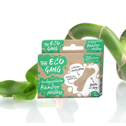 Biologisch Afbreekbare Bamboe Pleisters – 20 stuks | Hypoallergeen en plasticvrij voor elke huid