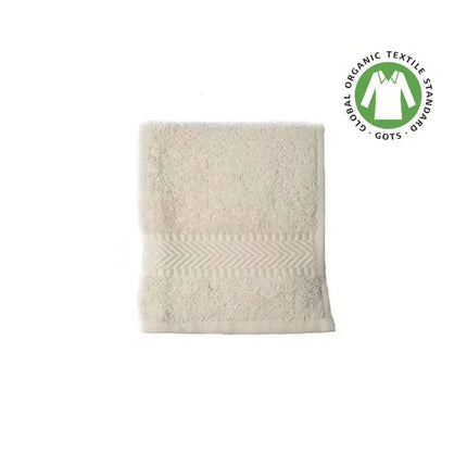 Bo Weevil wellness gezichtsdoekje in natural white van 30 x 30 cm