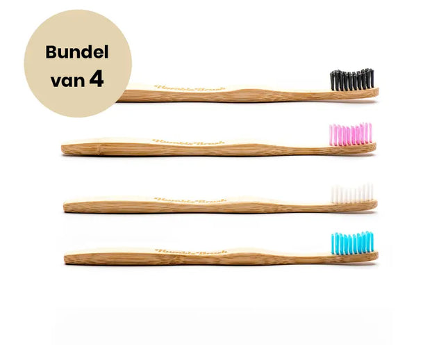 The Humble Co. – Bamboe tandenborstel – Soft – Bundel