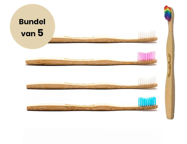 The Humble Co. – Bamboe tandenborstel – Soft – Bundel