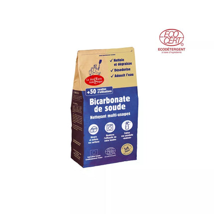 Kraftzak met 500 g Baking Soda van La Droguerie Écologique, natuurlijk en multifunctioneel.