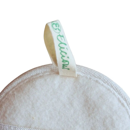 Elicious loofah scrubpad voor het gezicht van circa 10 cm 