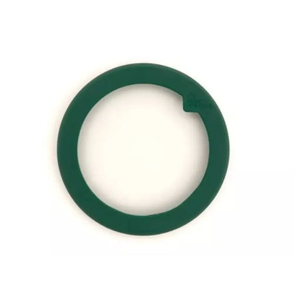 Groene Food Huggers deksel op grote glazen kom met salade