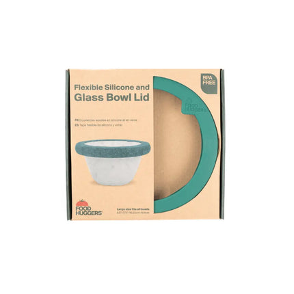 Verpakking van Food Huggers deksel groot in Gradual Green kleur