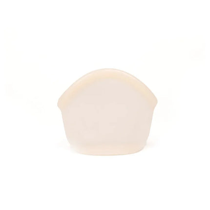 Herbruikbare Food Huggers bewaarzak van 400 ml in Champagne Frost