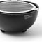 GreenPan Chop & Grill tafelbarbecue – productfoto van de barbecue met metalen grillrooster en logo-opdruk op zwarte behuizing