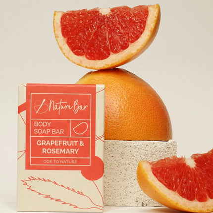 Handgemaakte grapefruit- en rozemarijnzeep van 100 gram