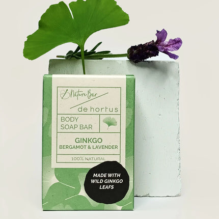 Handgemaakte Hortus Ginkgozeep van 100 gram