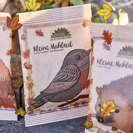 Kleine maaltijd met 25 gram voer voor wilde vogels en zangvogels