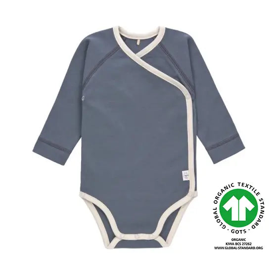 Lässig Romper Lange Mouw – Pink – Biologisch Katoen GOTS