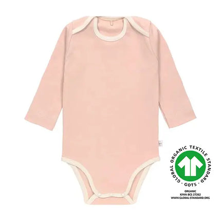 Lässig romper van GOTS biologisch katoen in roze.