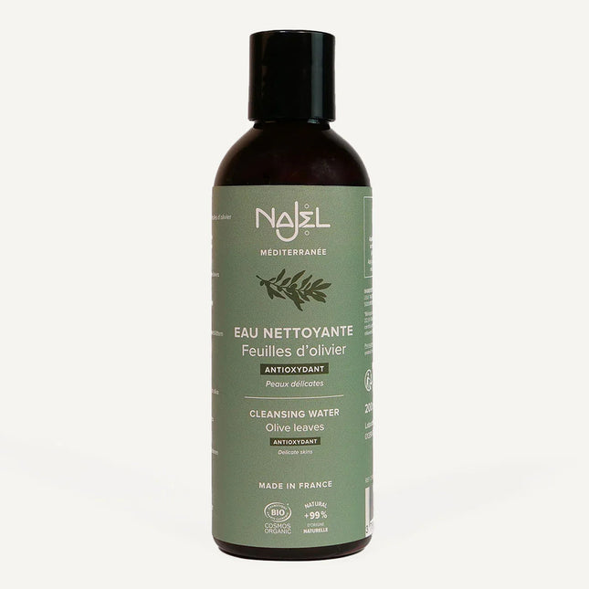 Najel olijfblad-tonicwater voor gezicht en hoofdhuid, fles van 200 ml