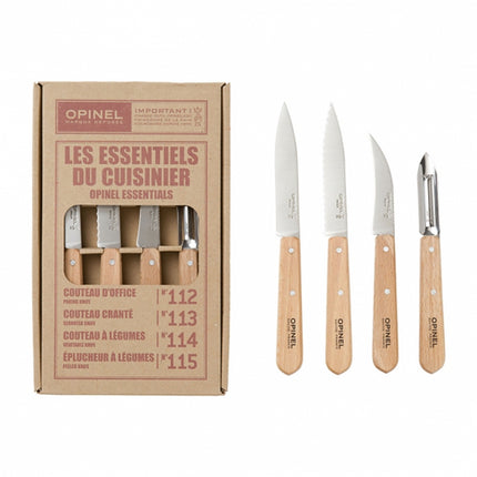 Opinel - keukenmessen set Essentials 4st.