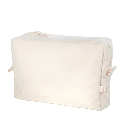 Ruime toilettas van gerecycled katoen – natural white