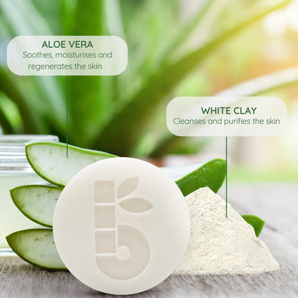 Bambaw scheerbar parfumvrij met zachte formule op basis van witte klei en aloë vera