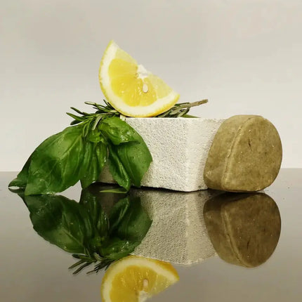Shampoo Bar Balans & Diepe Reiniging met citroen en groene kruiden