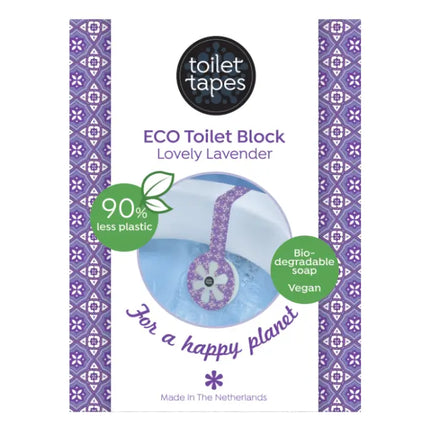 FSC‑verpakking van Toilet Tapes Lovely Lavender
