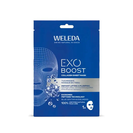 Weleda Exo Boost Collagen Sheet Mask gezichtsmasker