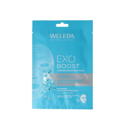Weleda Exo Boost Hydrobounce Sheet Mask gezichtsmasker