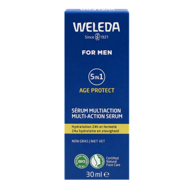 Verpakking van Weleda Men 5in1 Multi-Action Serum 30 ml