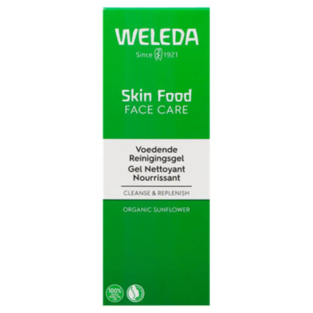 Verpakking van Weleda Skin Food Voedende Reinigingsgel 75 ml