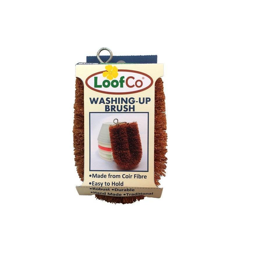 LoofCo Afwasborstel Kokos-Huishouden toebehoren-Supergroen