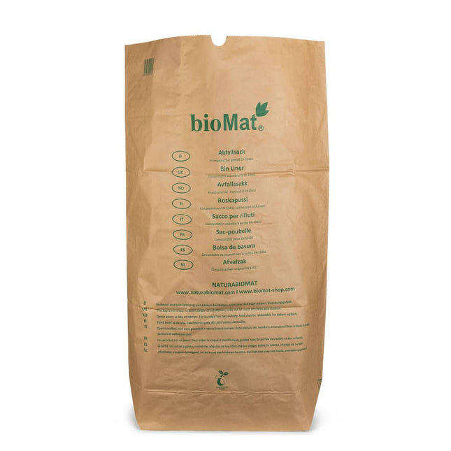 Biomat composteerbare Papieren Containerzakken 120 liter los
