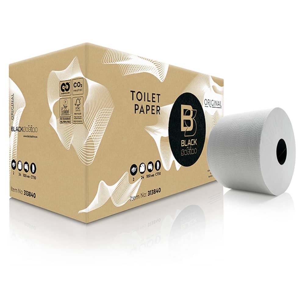 BlackSatino Original toiletpapier 2-laags - 24 rollen