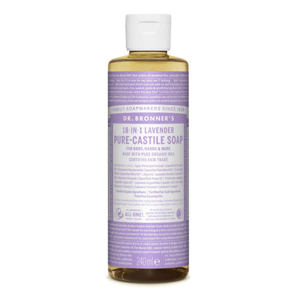 Dr. Bronner's Pure Castile Vloeibare Zeep 240 ml Lavendel