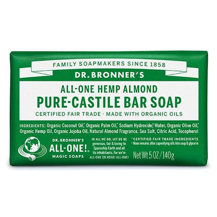Dr. Bronner's Pure Castile Zeepblok Amandel
