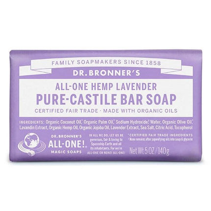 Dr. Bronner's Pure Castile Zeepblok Lavendel