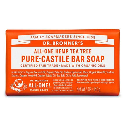 Dr. Bronner's Pure Castile Zeepblok Tea Tree