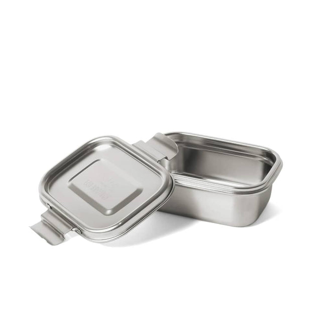 Open Eco Brotbox Yumi S lunchbox – toont clipsluiting en siliconen ring