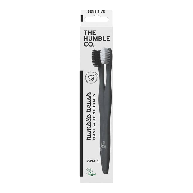 HumbleBrush Plant Based Tandenborstels Zwart Wit