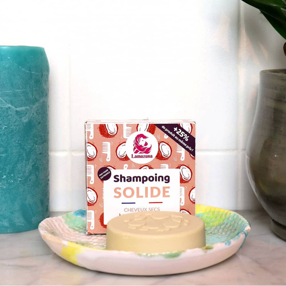 Lamazuna Shampoo Bar - Droog haar - Kokosolie sfeer