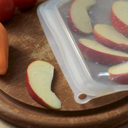 Reusable Food Bag in gebruik