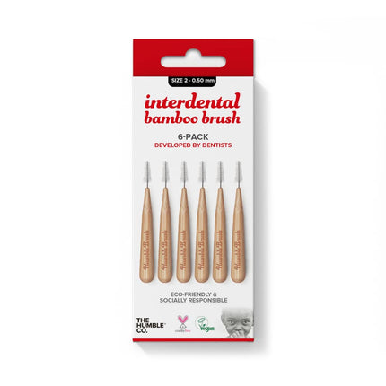 The Humble Co. Interdentale borstels van bamboe-Mondverzorging-Supergroen